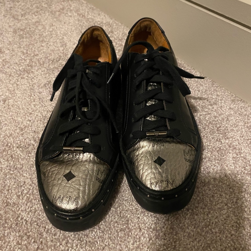 MCM Leather Sneakers